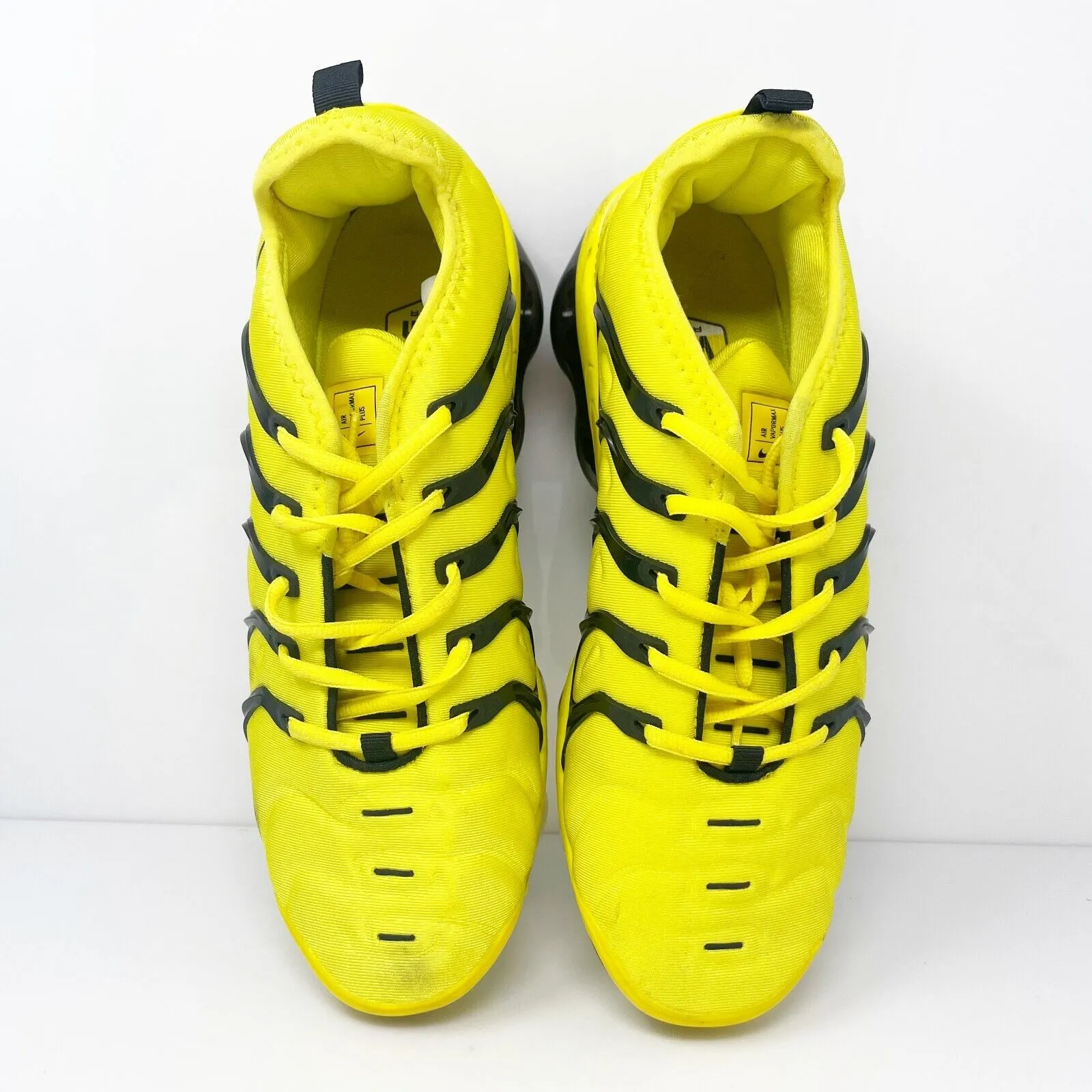 Nike Mens Air Vapormax Plus 924453-133 Yellow Casual Shoes Sneakers Size 11