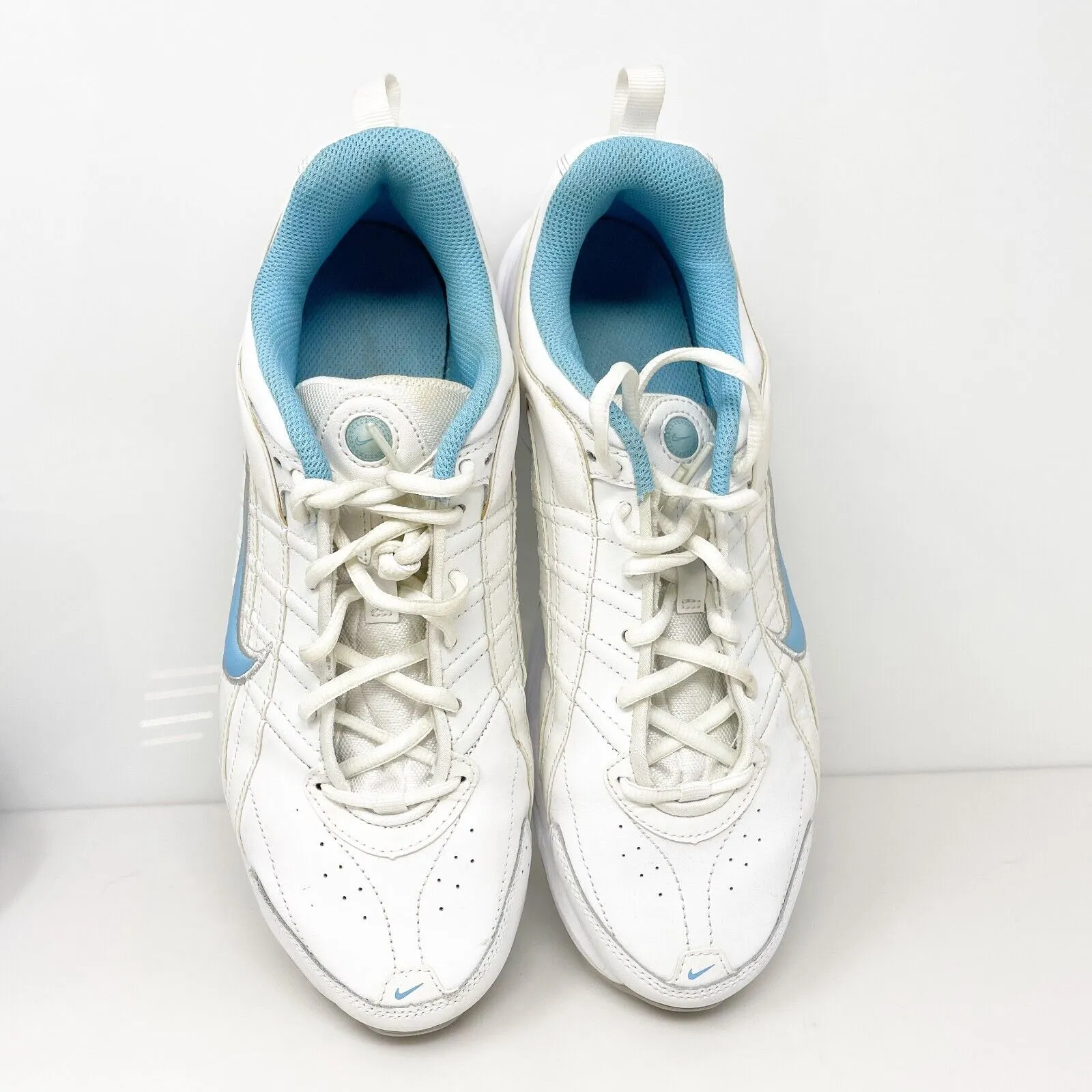 Nike Womens T Lite VIII 386508-141 White Casual Shoes Sneakers Size 11