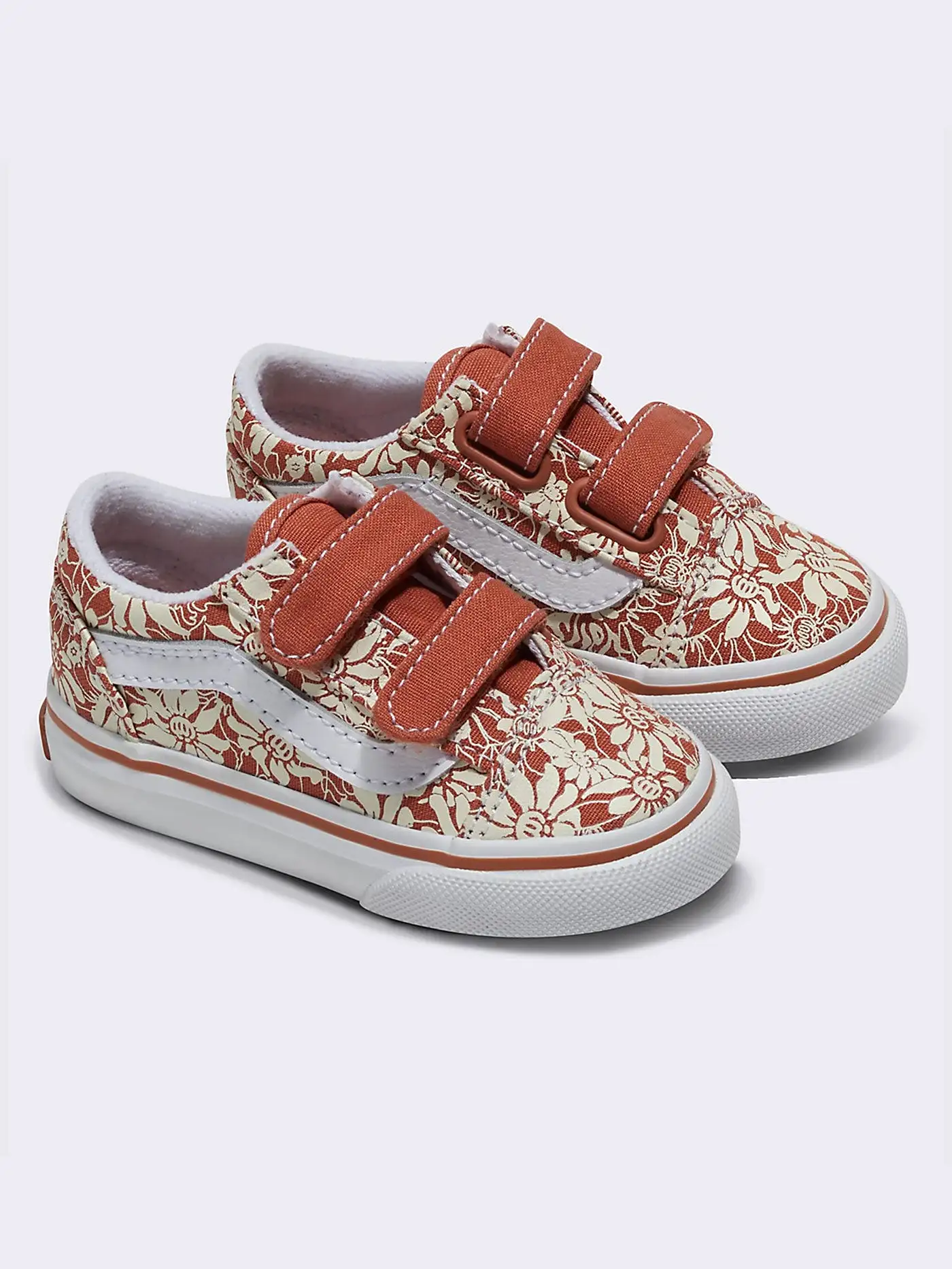 Old Skool V Summer Bloom Autumn Leaf Shoes (Little Kids)