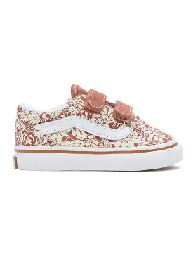 Old Skool V Summer Bloom Autumn Leaf Shoes (Little Kids)