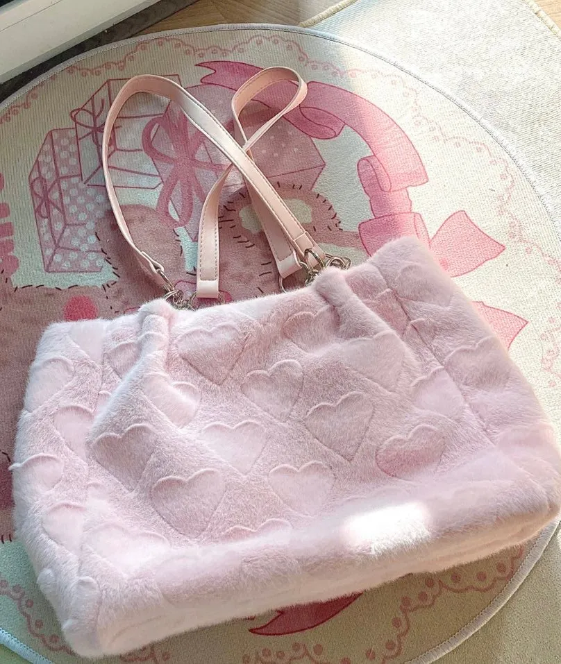 Pink Heart Bag Purse - Kimi