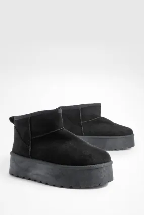 Platform Ultra Mini Cozy Boots