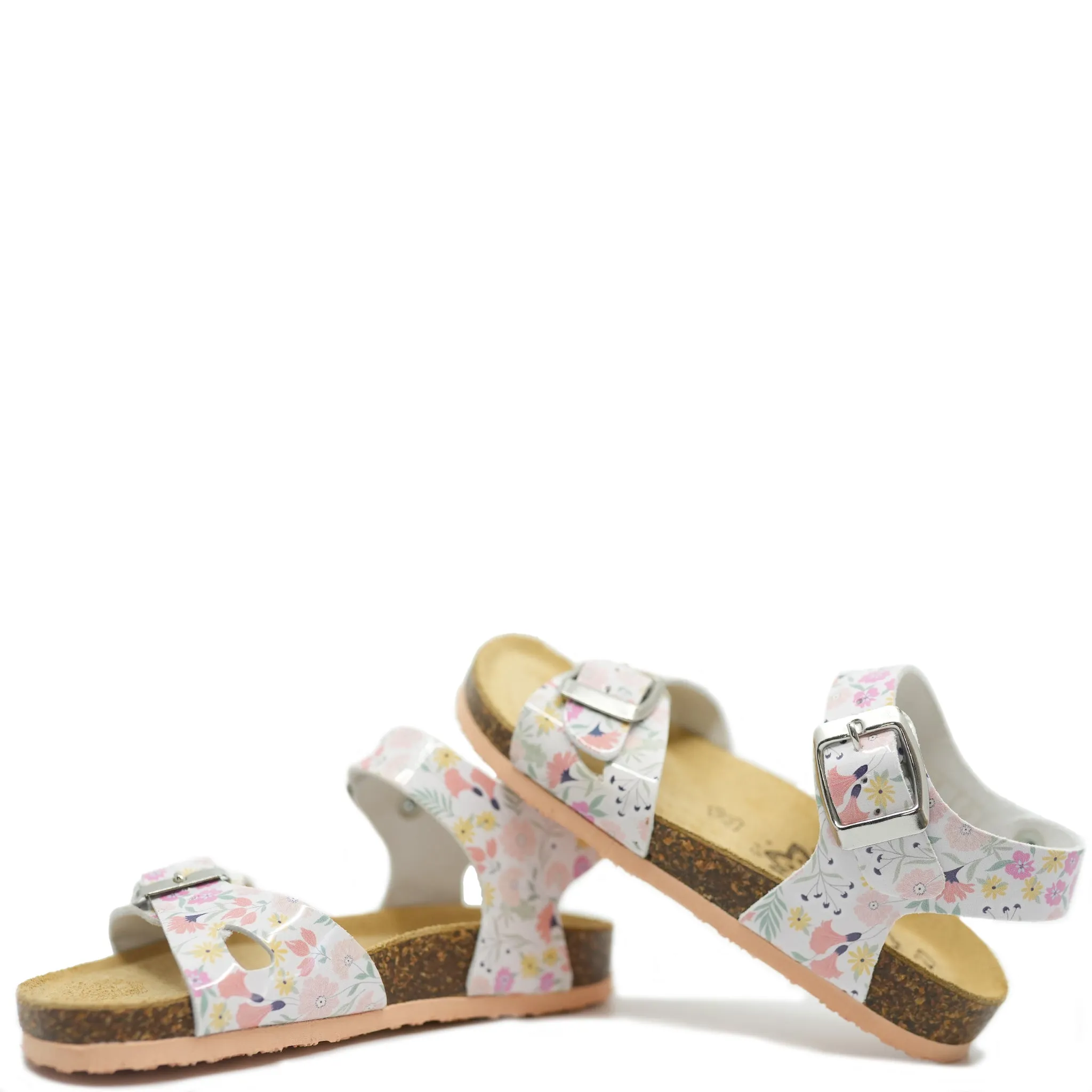 Primigi Coral Floral Birkenstock Sandal