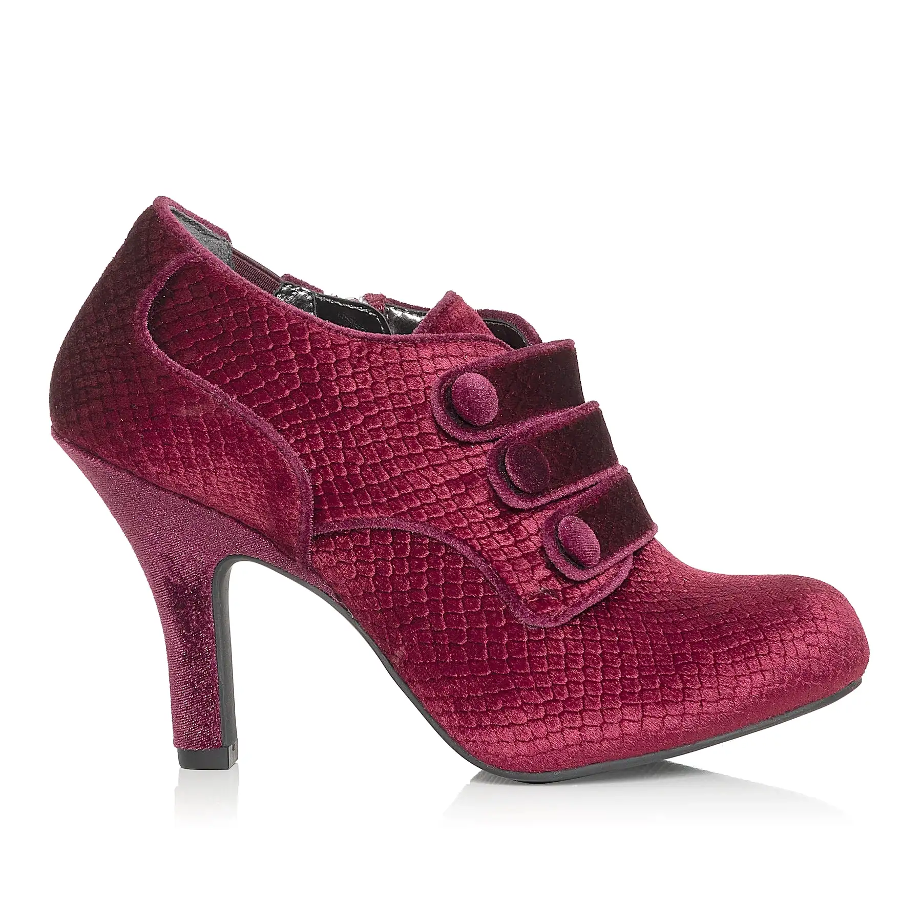 Ruby Shoo Octavia Wine Shoe Boot