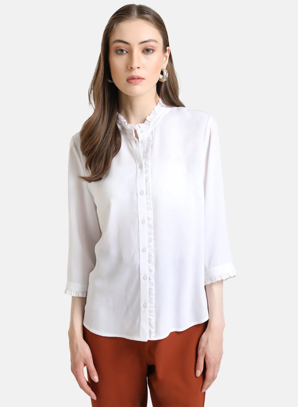 Ruffle Detailed Shirt