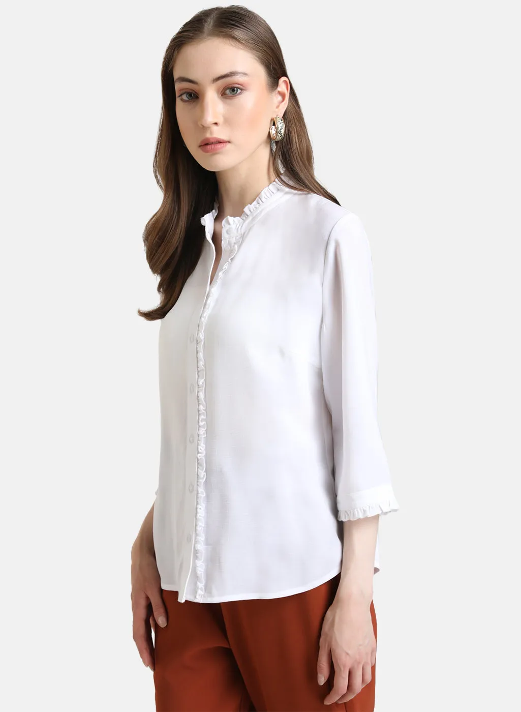 Ruffle Detailed Shirt