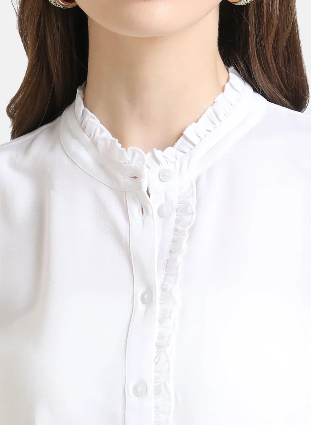 Ruffle Detailed Shirt