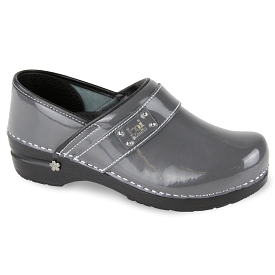 Sanita Lindsey Women's Patent Leather Chef Clog