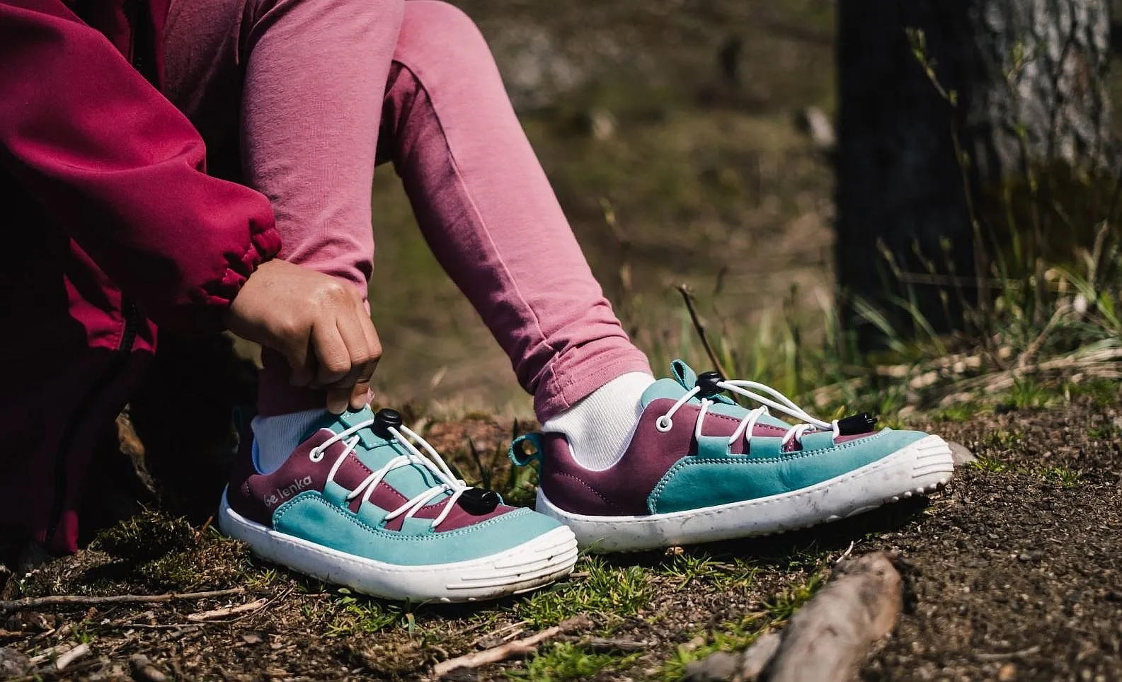 shoes Be Lenka Xplorer - Light Teal & Plum - girl´s