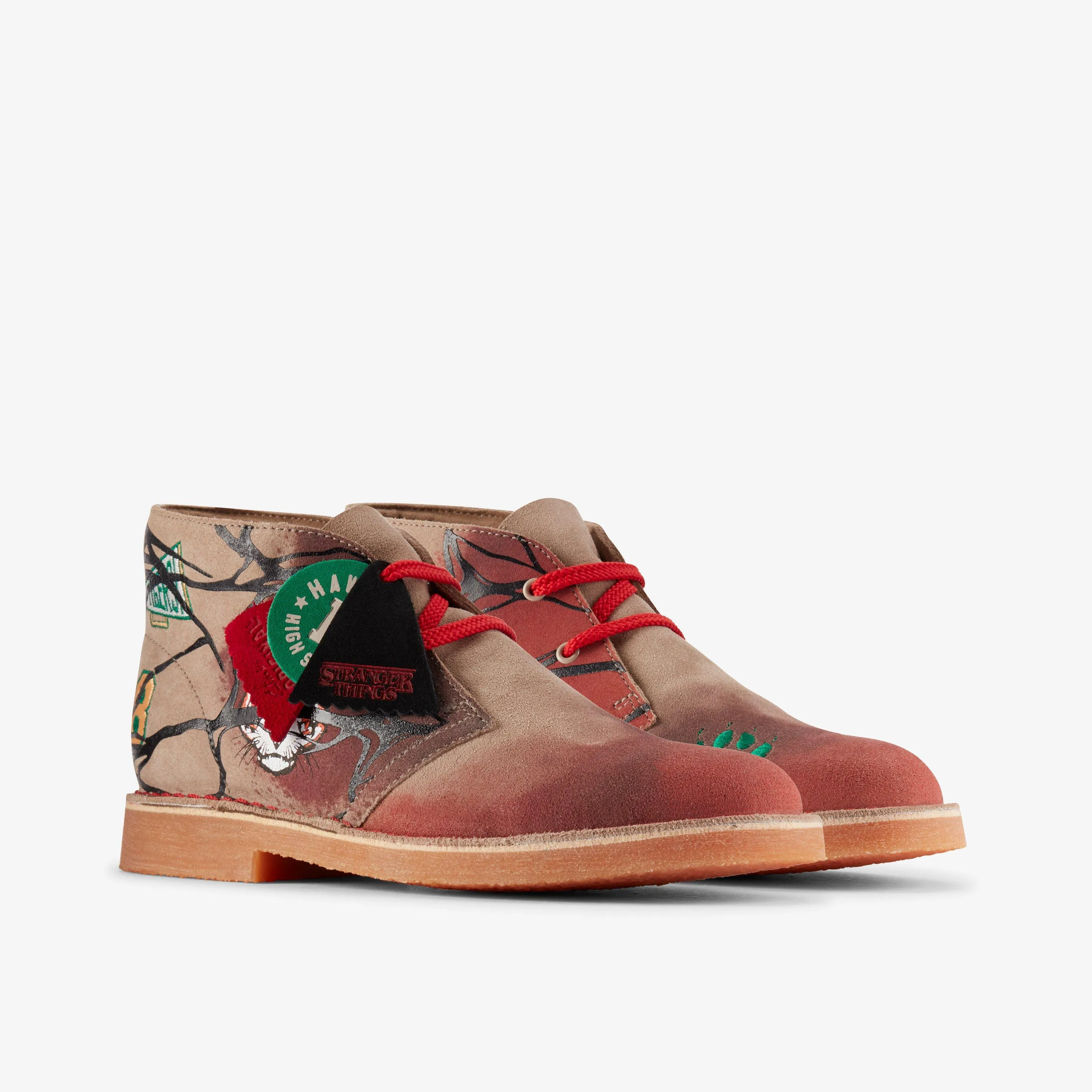 Stranger Things Desert Boot Youth Sand/Dark Interest