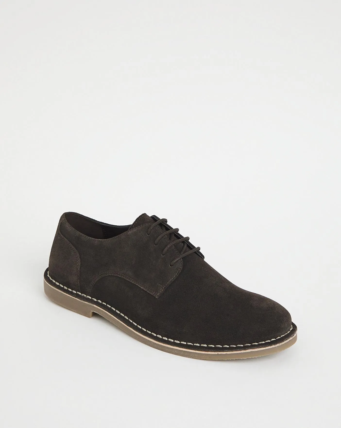 Suede Desert Shoe Wide Fit