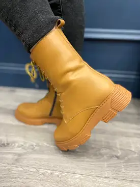 TB Tan Biker Boot