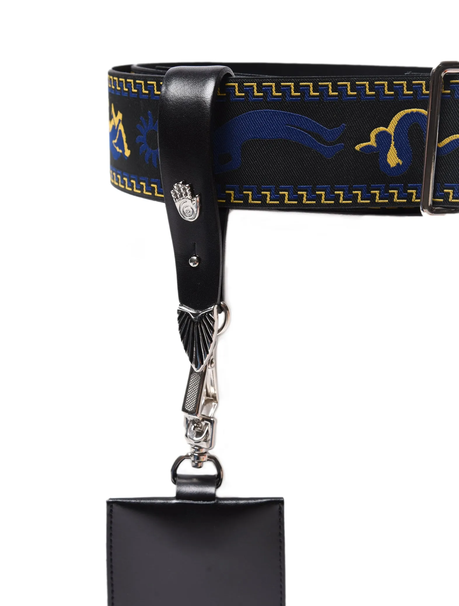 Toga Virilis Motif Belt With Card Holder