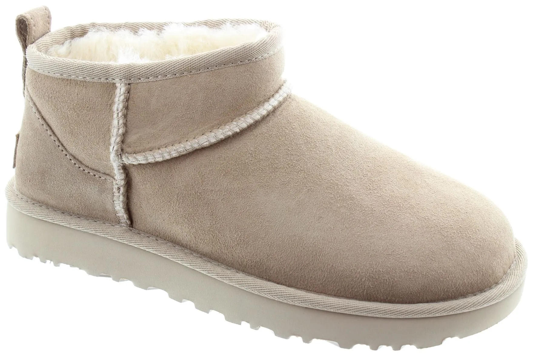 UGG Ladies Classic Ultra Mini Boots In Sand