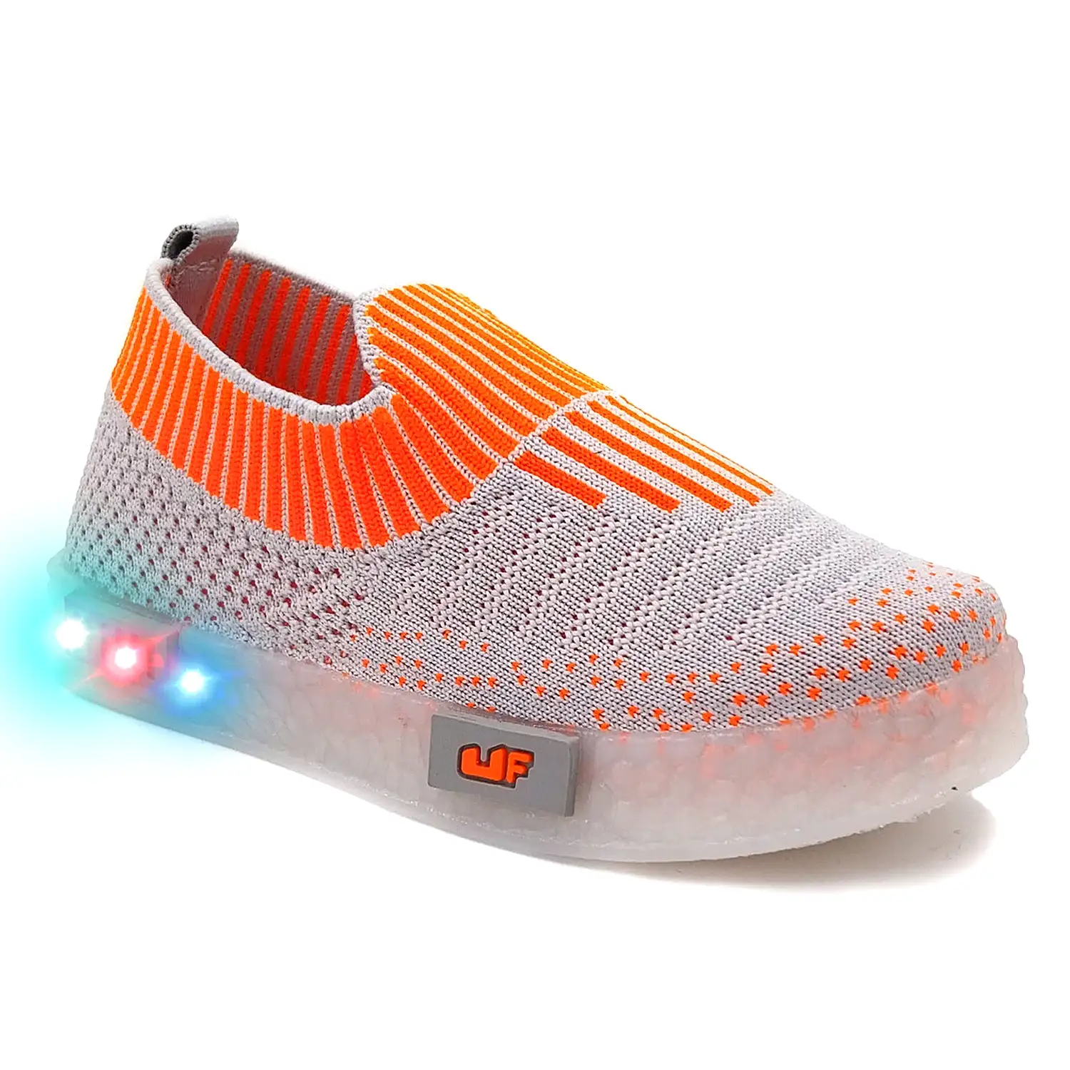 URBANFEET  BREATHABLE SLIP-ON SHOES WITH LED LIGHTS