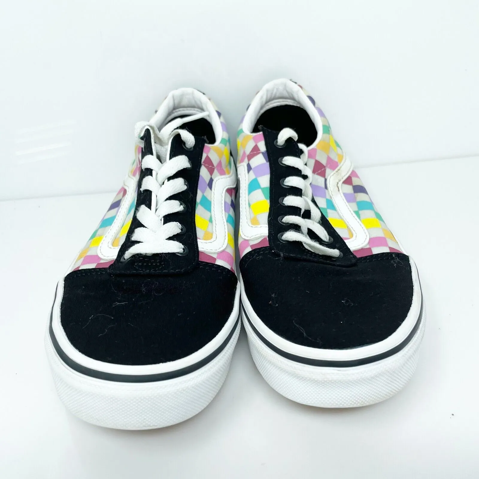 Vans Girls Off The Wall 500714 Black Casual Shoes Sneakers Size 6