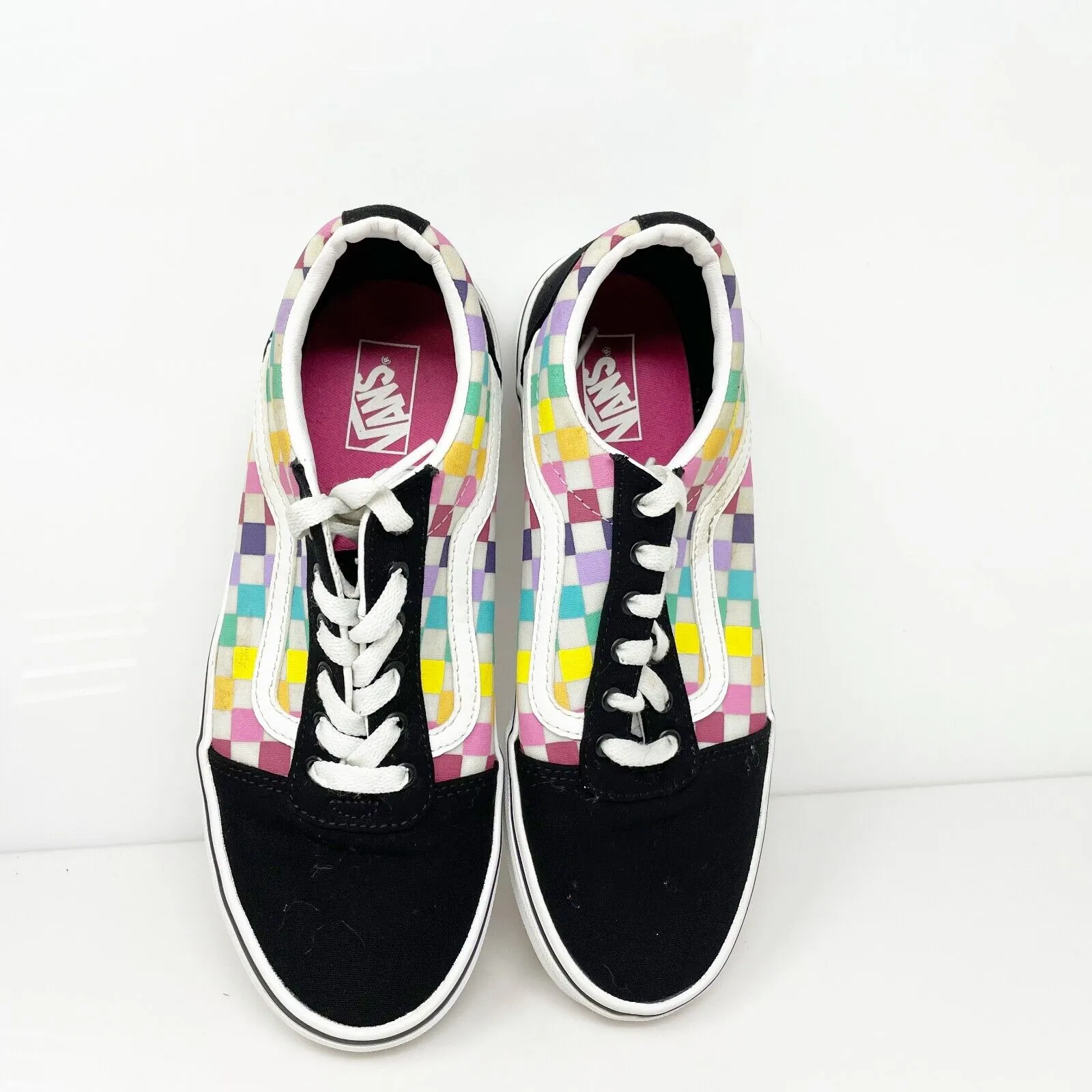 Vans Girls Off The Wall 500714 Black Casual Shoes Sneakers Size 6