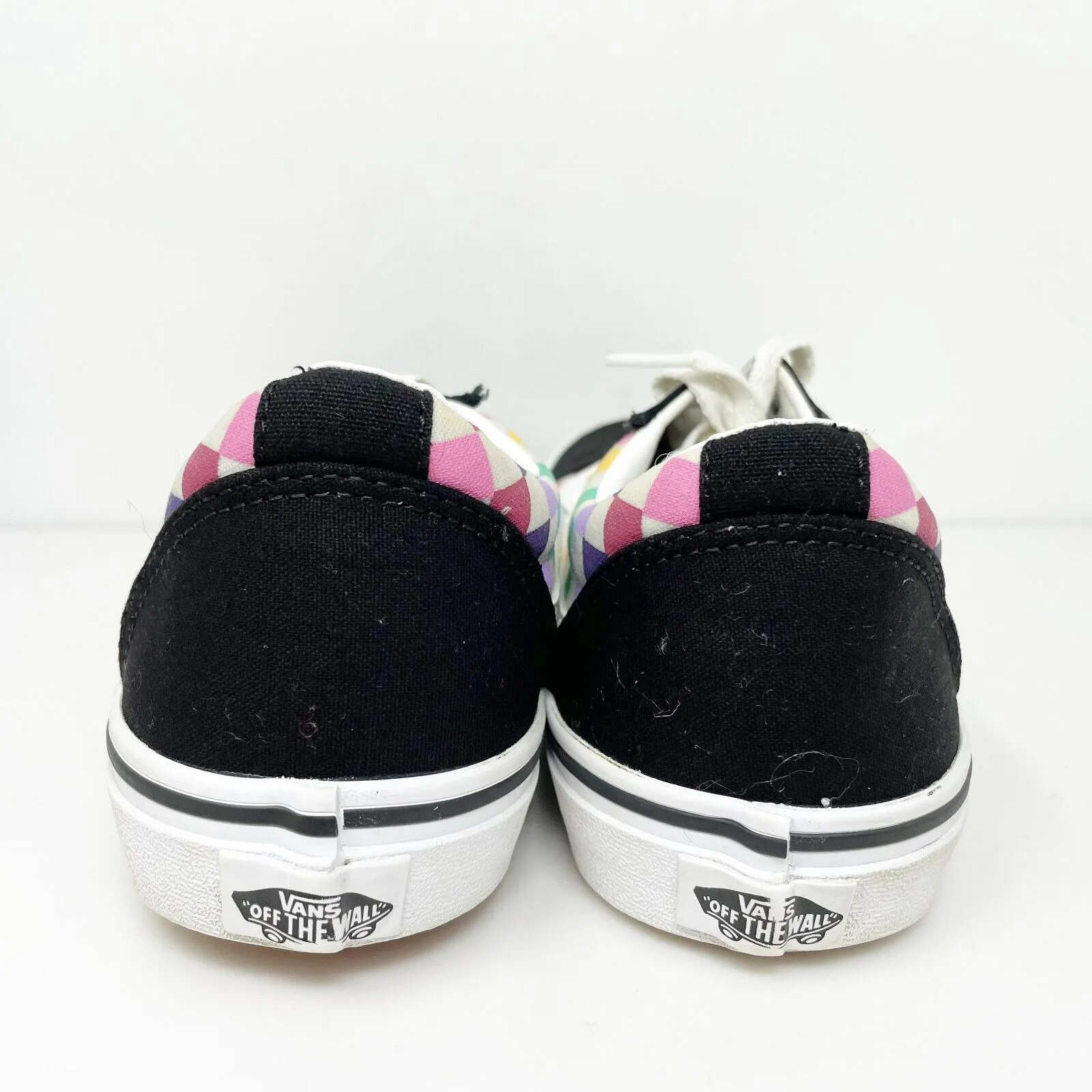 Vans Girls Off The Wall 500714 Black Casual Shoes Sneakers Size 6