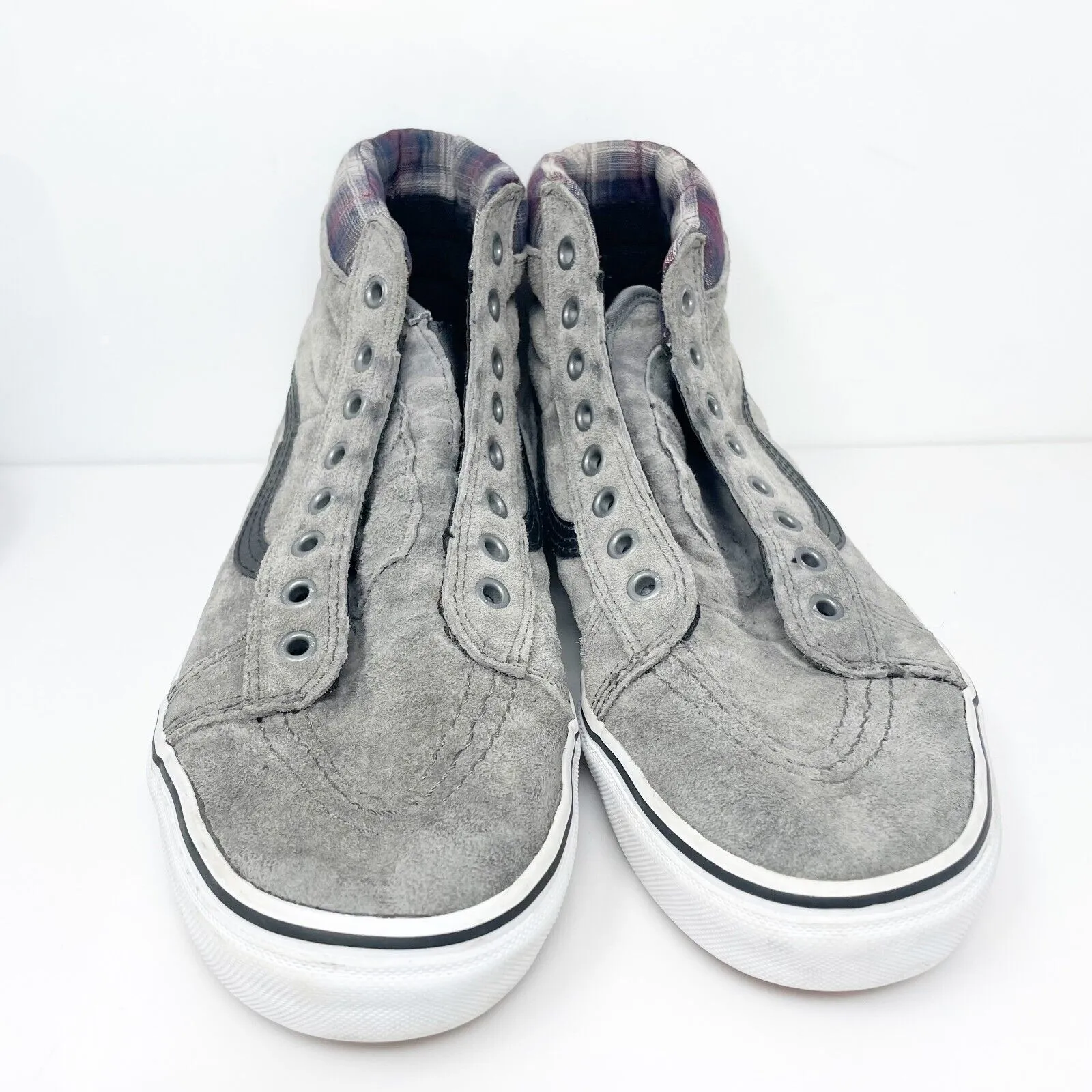 Vans Unisex Sk8 Hi 721356 Gray Casual Shoes Sneakers Size M 8.5 W 10