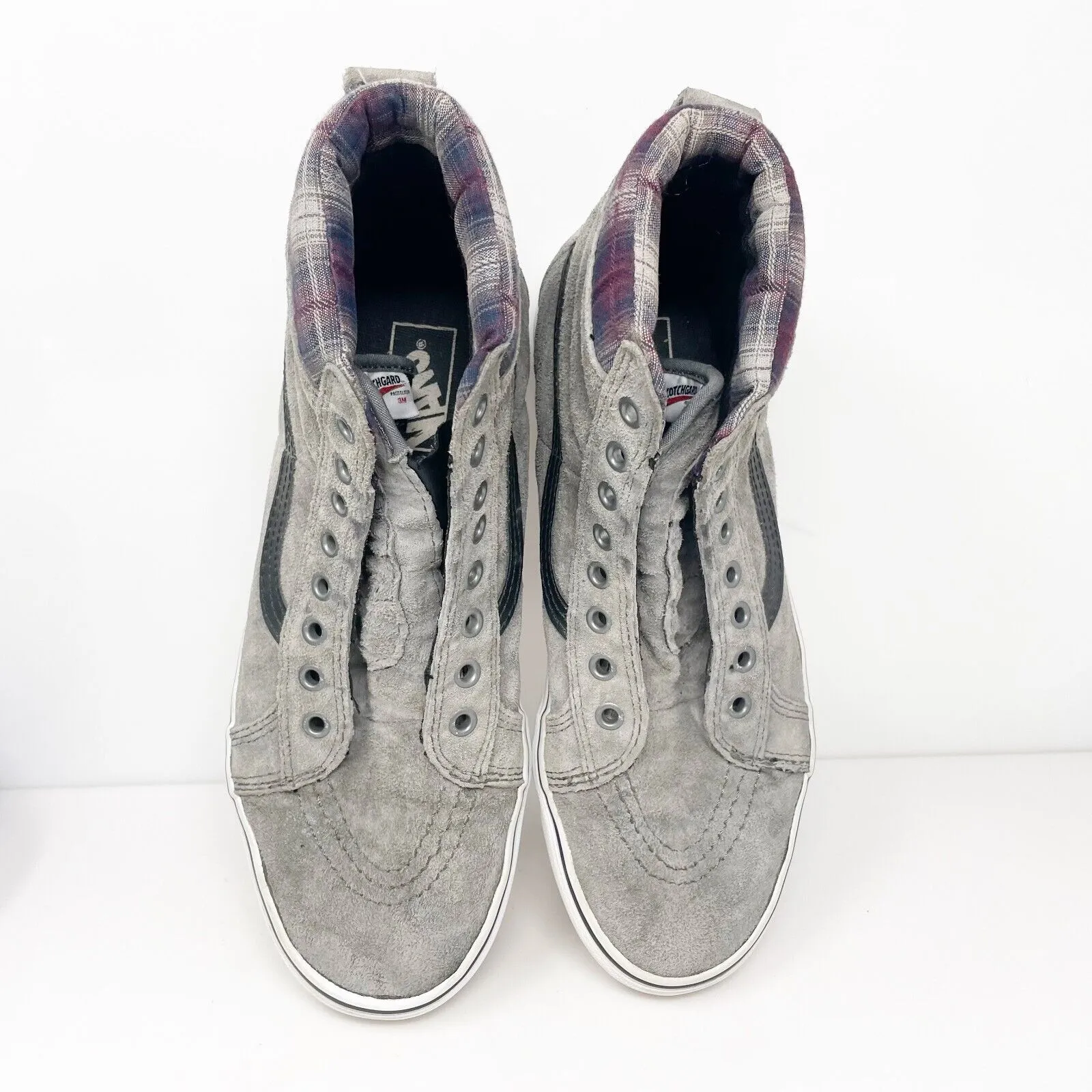 Vans Unisex Sk8 Hi 721356 Gray Casual Shoes Sneakers Size M 8.5 W 10