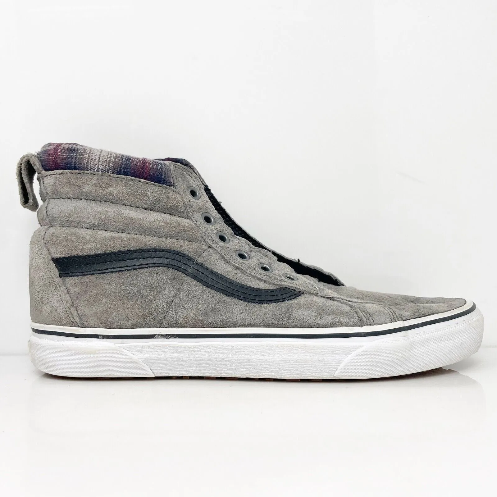 Vans Unisex Sk8 Hi 721356 Gray Casual Shoes Sneakers Size M 8.5 W 10