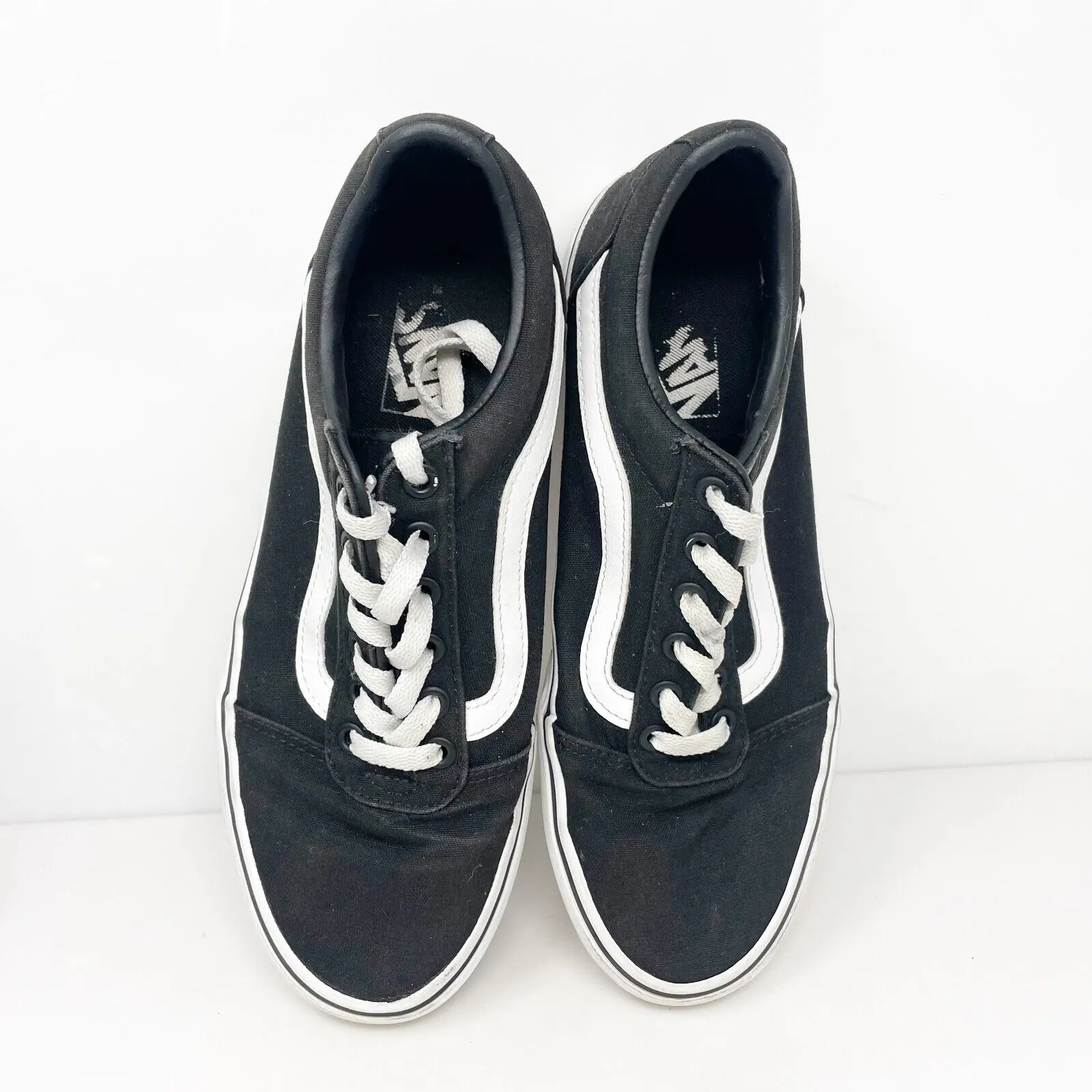 Vans Womens Off The Wall 751505 Black Casual Shoes Sneakers Size 8.5