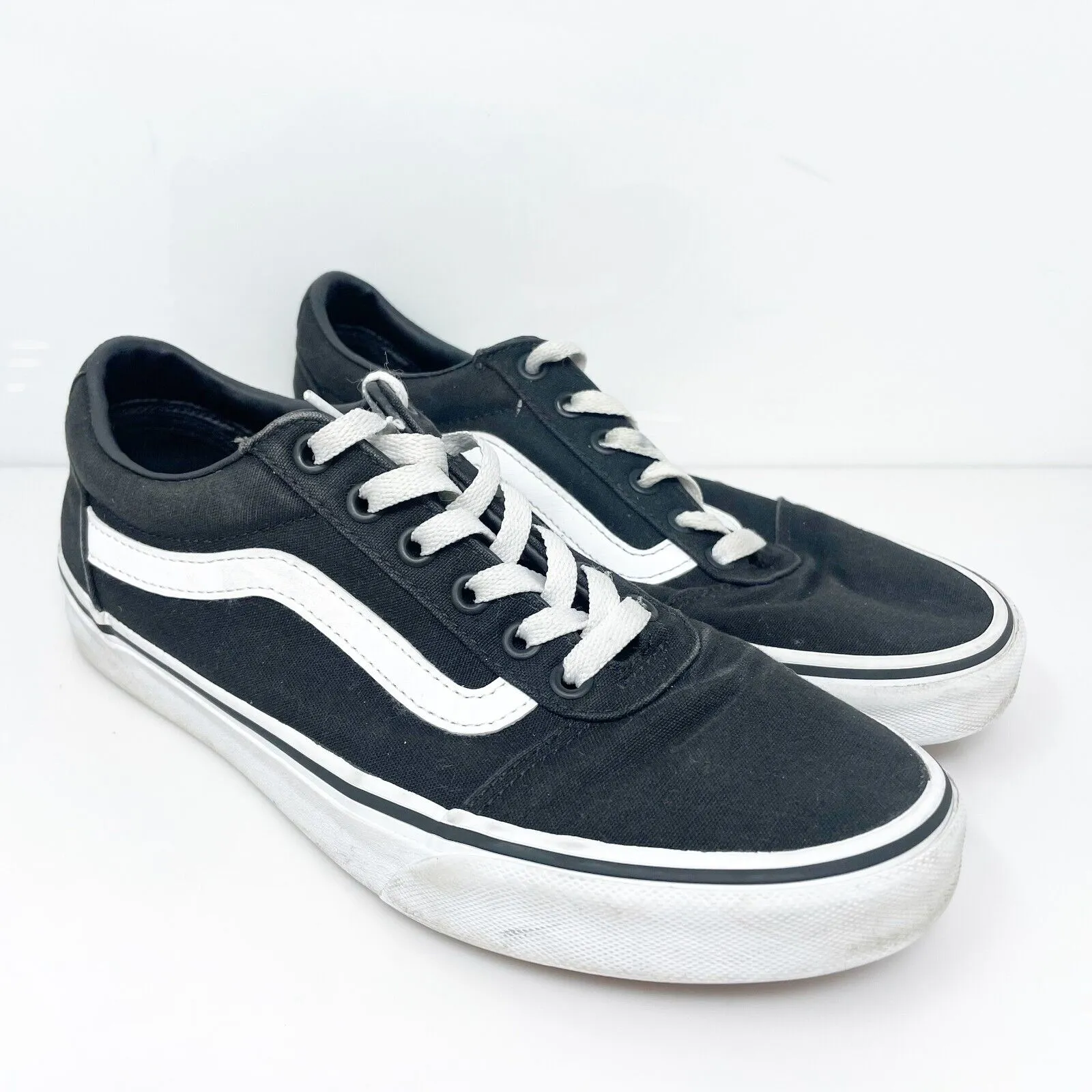 Vans Womens Off The Wall 751505 Black Casual Shoes Sneakers Size 8.5