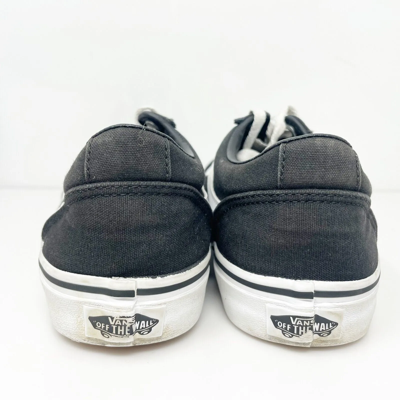 Vans Womens Off The Wall 751505 Black Casual Shoes Sneakers Size 8.5